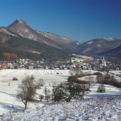 OBEC MURÁŇ: Pohľad na obec v zime