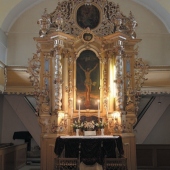 MESTO JELŠAVA: Oltár v ev. kostole